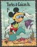 Turks and Caicos Isls 1979 Walt Disney 1 ¢ Multicolor Scott 401